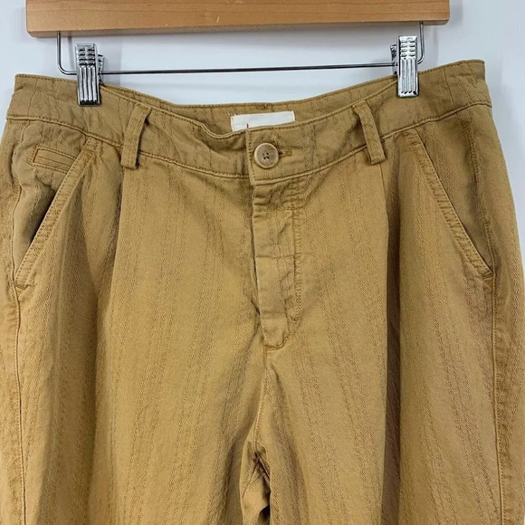 Anthropologie Women's Scout Slim Pleated Straight Leg Ankle Pants Size 31 - Picture 4 of 14